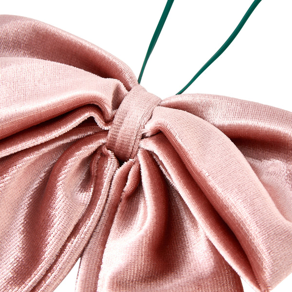 リボンオーナメントセット 6個入り ライトピンク