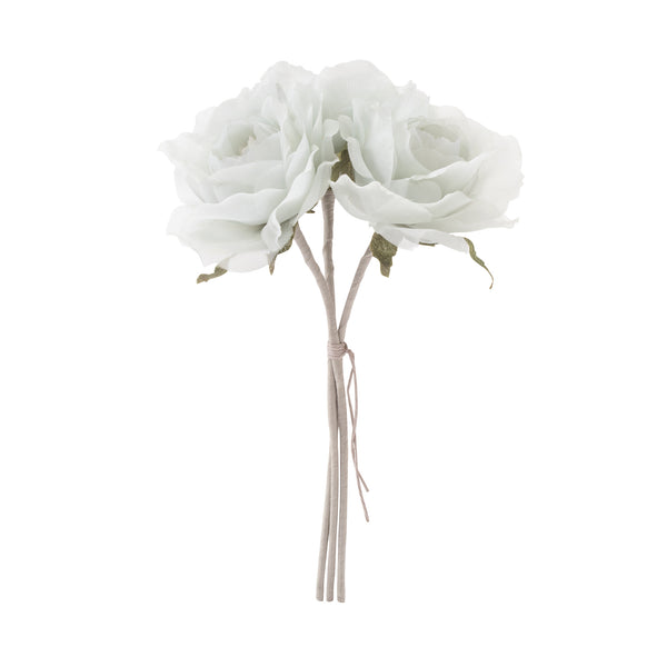 シアーフラワー ブーケ ローズ ライトブルー