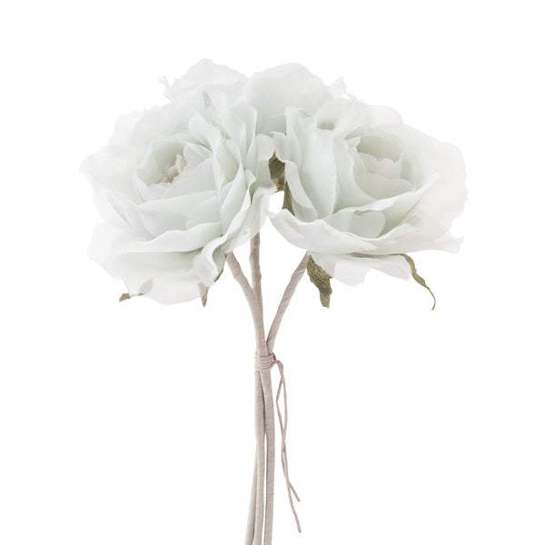 シアーフラワー ブーケ ローズ ライトブルー