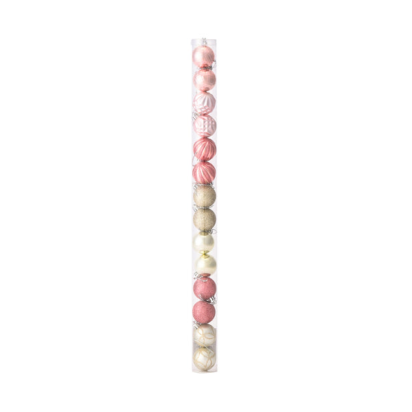 セットオーナメント 4cm 14個入り ピンク