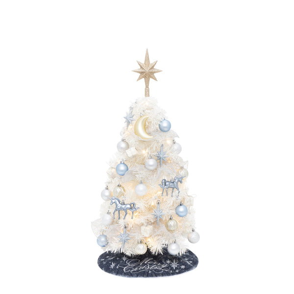 クリスマスツリー スターターセット 60cm ホワイト