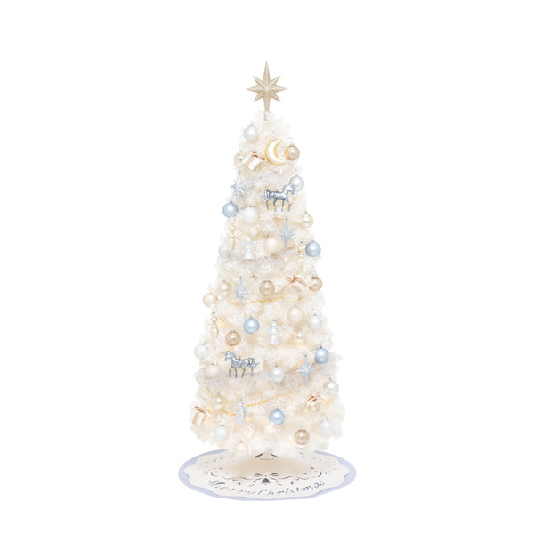 クリスマスツリー スターターセット 150cm ホワイト