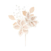 プチブーケ ツイード ポインセチア ライトベージュ