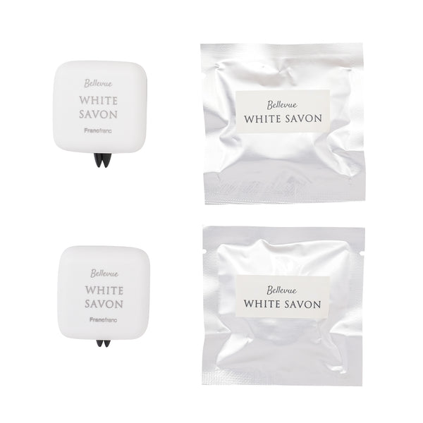 ベルビュー カーフレグランス 2（2個セット） ホワイトサボン