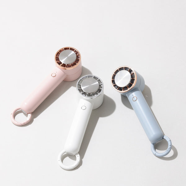 ペルチェ冷却機能ハンディファン ホワイト