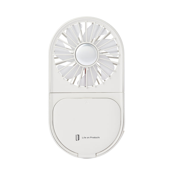 LEDミラー付スリムファン ホワイト