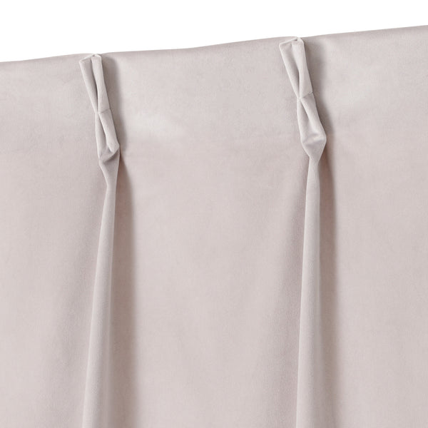 ベルベット　ライトグレー（ドレープ/オーダー）