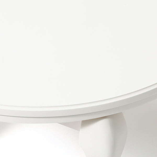 【セット販売】シャトン こたつテーブル ラウンド φ650 ホワイト+フリル こたつ布団 円形 φ1900 ピンク