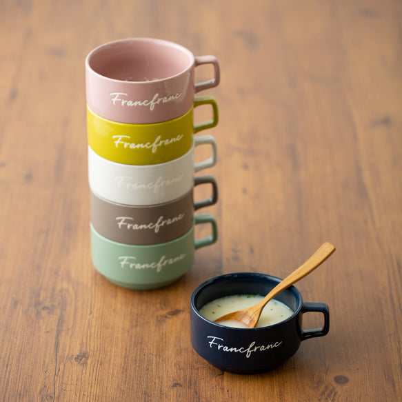 ロゴ スープカップ グリーン | Francfranc（フランフラン）公式通販