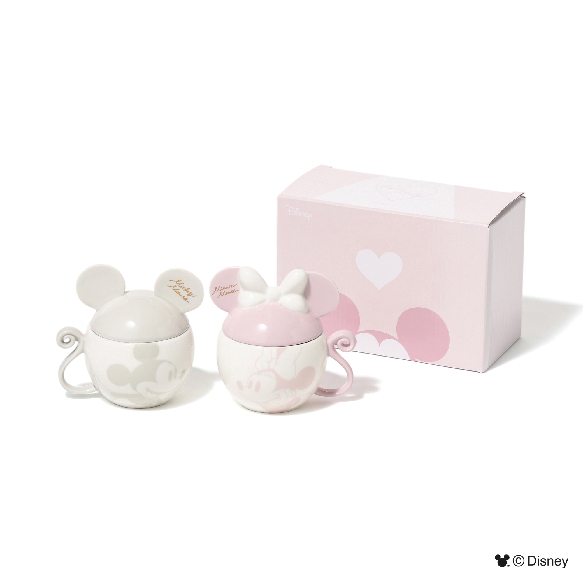 ディズニー ペアマグ モチーフ ピンク×グレー | Francfranc（フランフラン）公式通販 家具・インテリア・生活雑貨