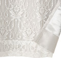 ドレッシーxスペイシア 二重縫製カーテン ホワイト H1780xW1000（レース&ドレープ/既製）