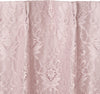 ドレッシーxスペイシア 二重縫製カーテン ライトピンク H1350xW1000（レース&ドレープ/既製）