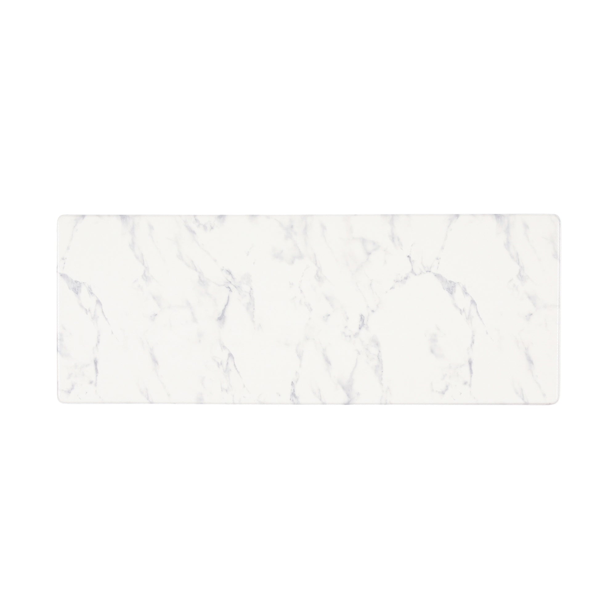 PVCキッチンマット マーブル S ホワイト×グレー | Francfranc（フラン