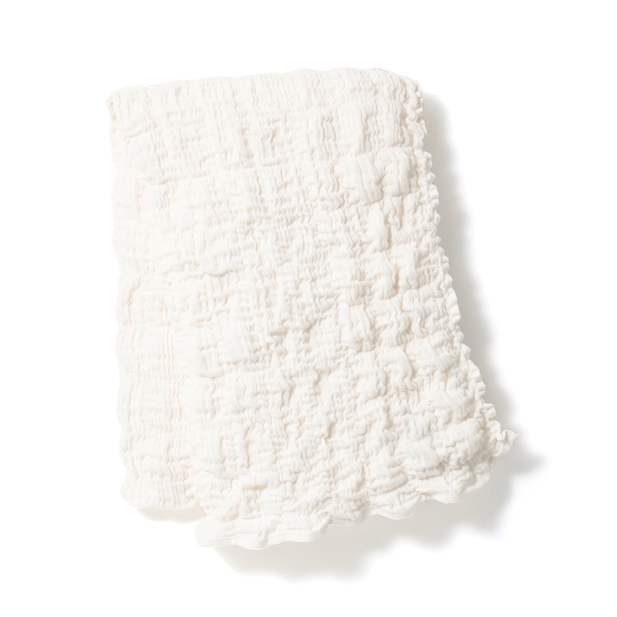 リップル サマーブランケット（毛布） シングル ホワイト | Francfranc