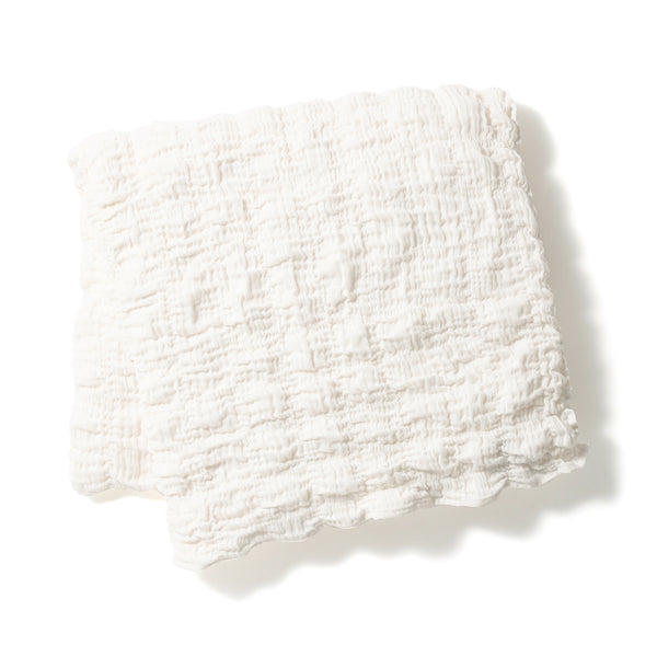 リップル サマーブランケット（毛布） ダブル ホワイト
