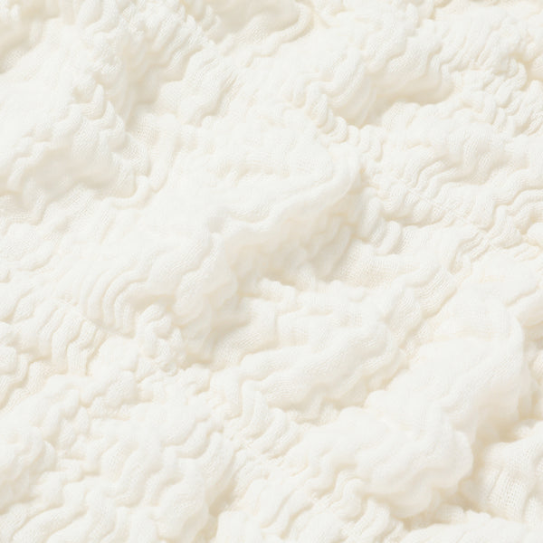 リップル サマーブランケット（毛布） ダブル ホワイト