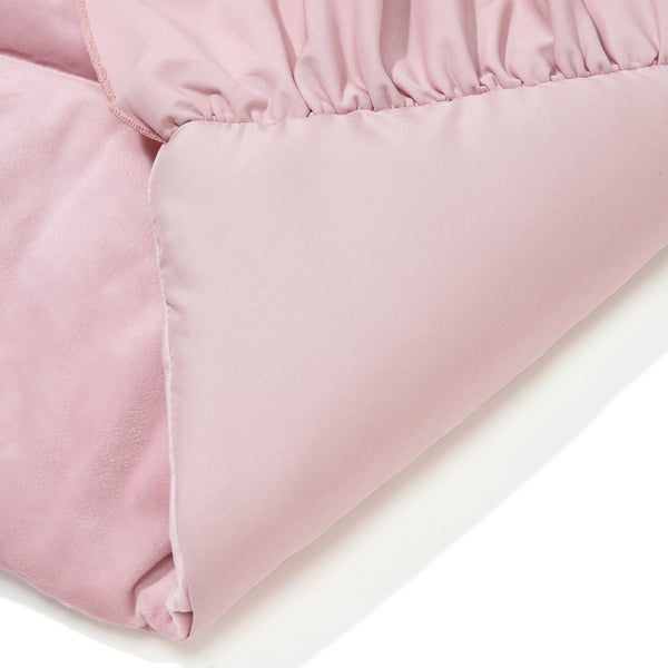 Francfranc WARMY フリル ベッドパッド シングル ライトピンク