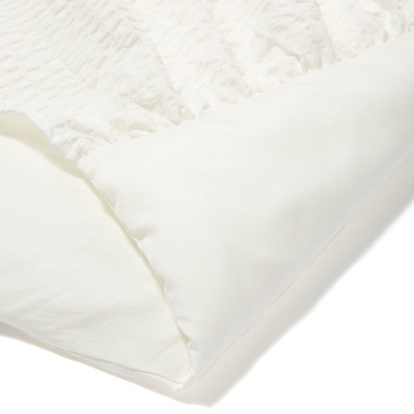 ふわろ 冷感ベッドパッド ギャザー ダブル ホワイト | Francfranc