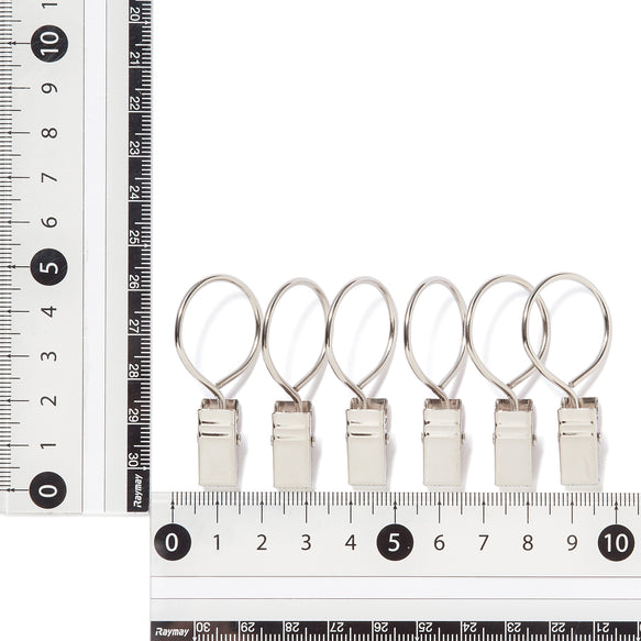 シンプル クリップランナー リング 50×8 シルバー（6個セット