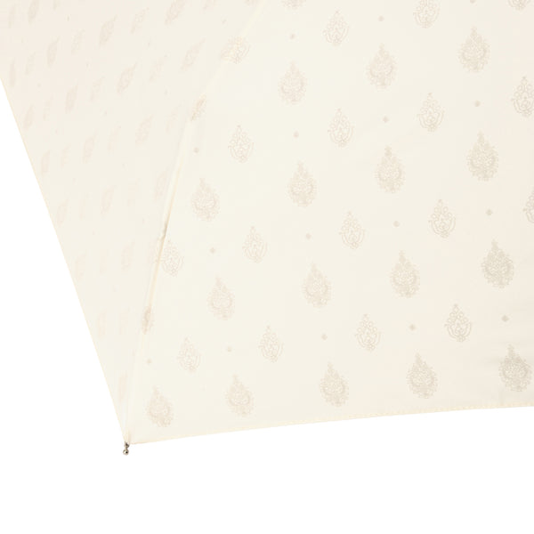 テンポ 折りたたみ傘 ホワイト（晴雨兼用）