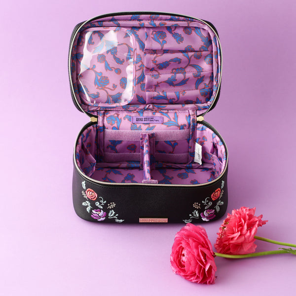 ANNA SUI バニティポーチ M ブラック | Francfranc（フランフラン