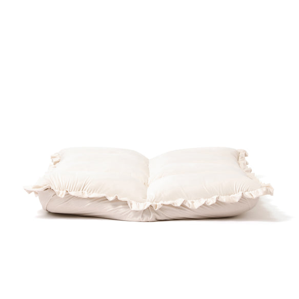 【オンラインショップ限定】カラン フロアソファ ホワイト（W1120～1570）