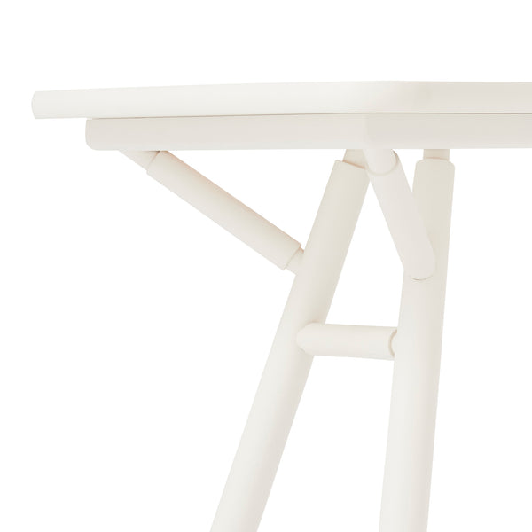 シャリテ カフェテーブル ホワイト（W1000×H600） | Francfranc