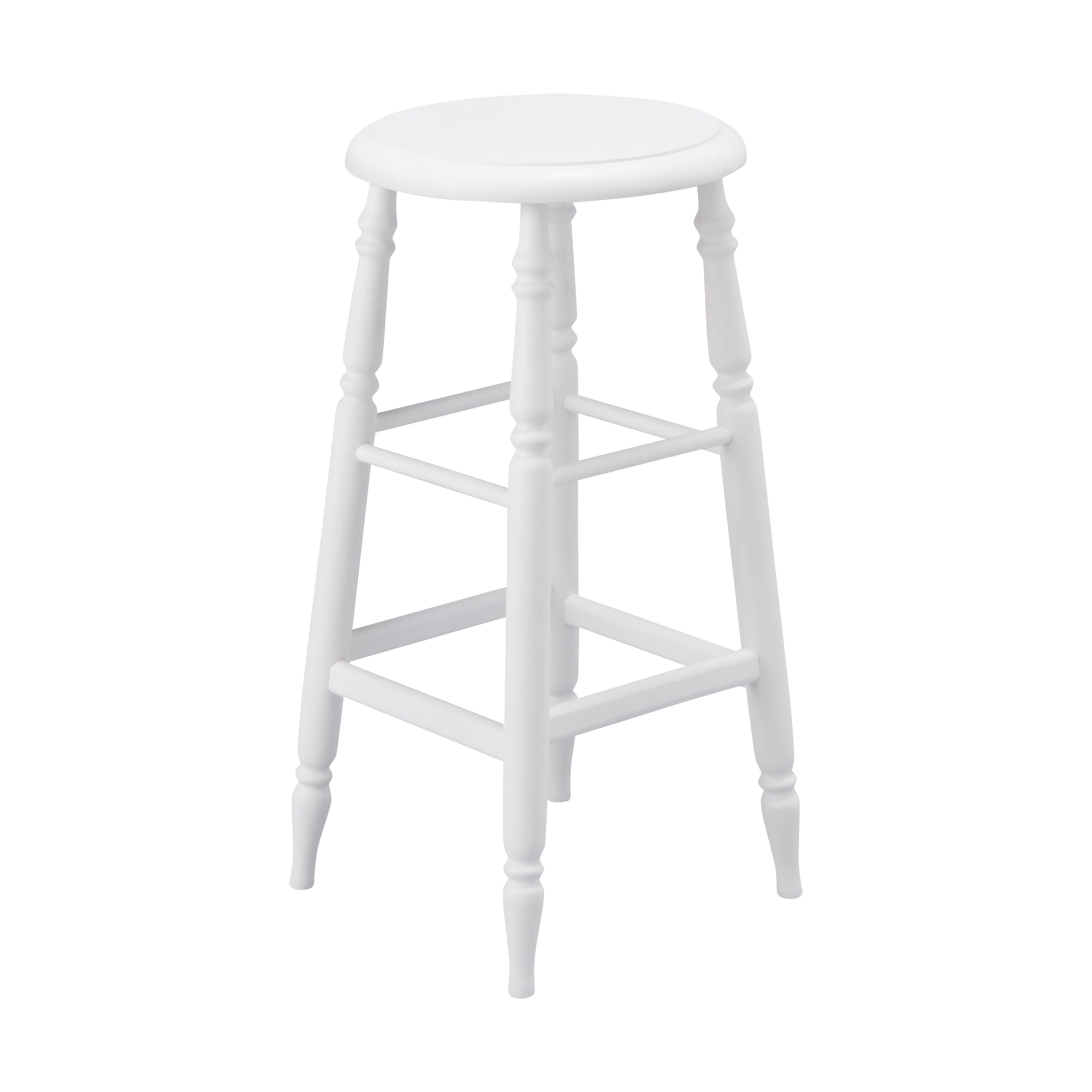 (*)様 francfranc/フランフラン プラードスツールHIGH 天然木 プラードスツール HIGH ホワイト（H630） | Francfranc（フランフラン