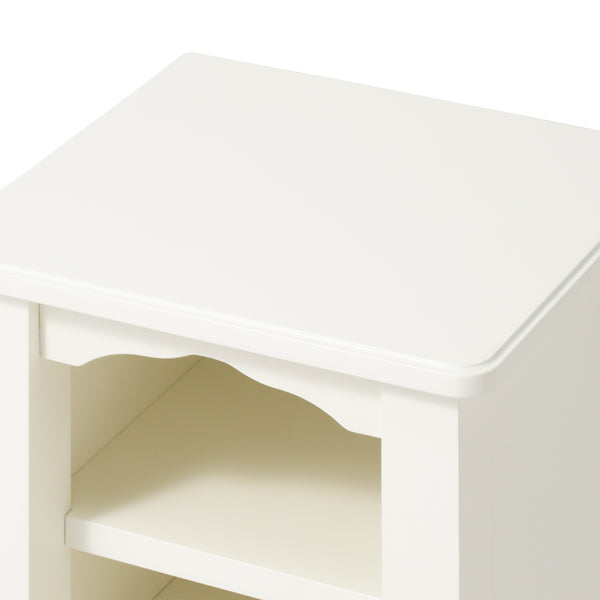 ミーオ ナイトテーブル ホワイト（W350×H500） | Francfranc（フラン 