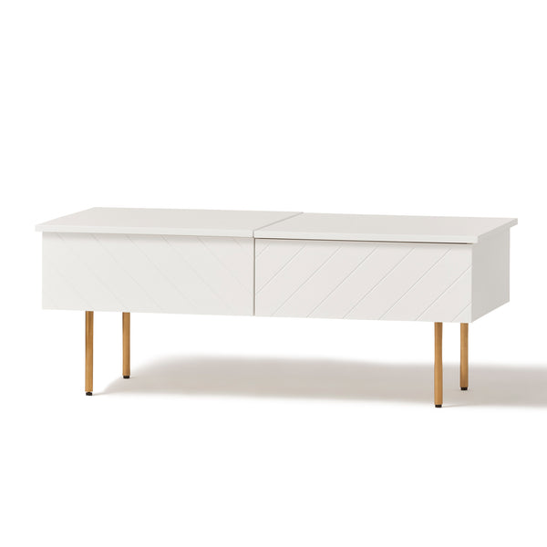 ソルティール リフティングテーブル ホワイト（W1000） | Francfranc 