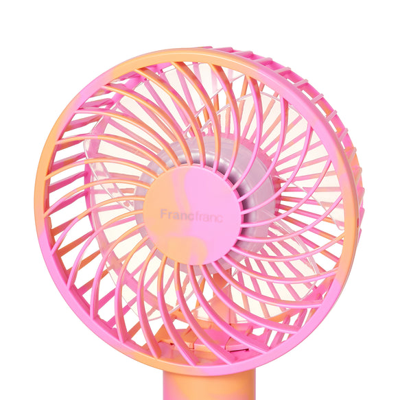 Francfranc フレハンディファンライト扇風機ピンク-