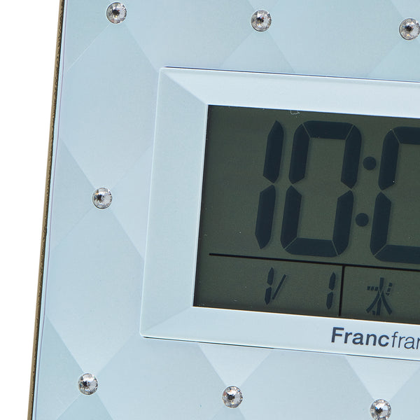 アビスコ 電波デジタルクロック ブルー Francfranc（フランフラン）公式通販 家具・インテリア・生活雑貨