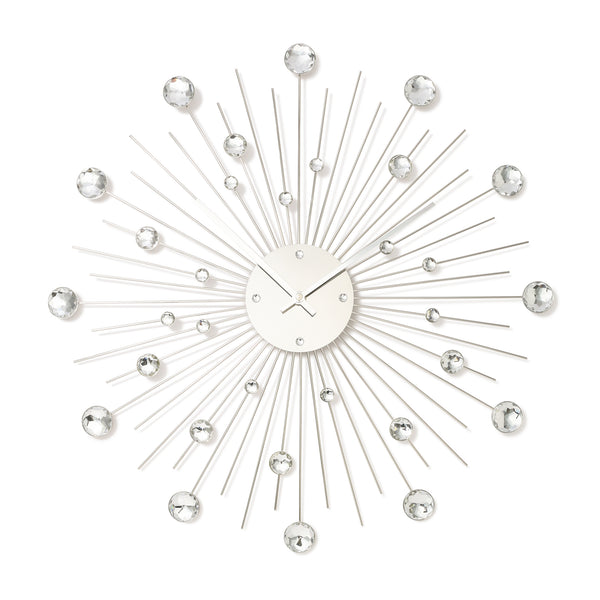壁掛け時計　ビジュー 時計 キラキラ　ウォールクロック 北欧 フランフラン 風