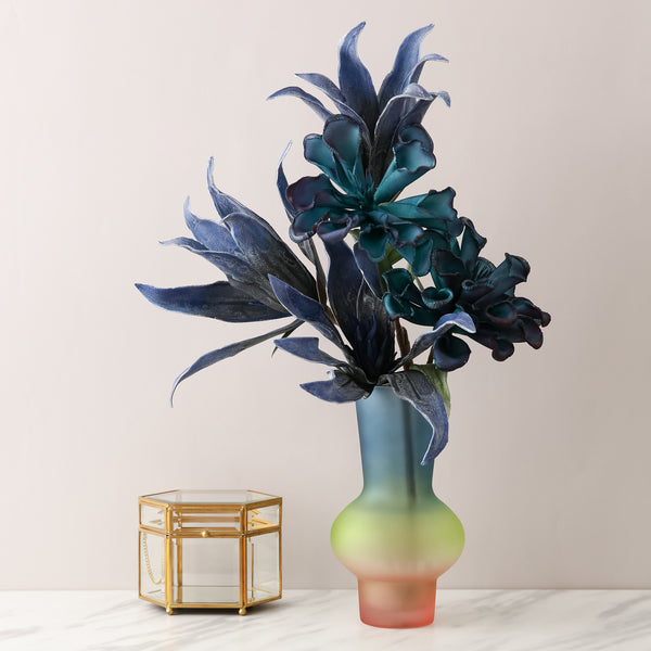 フランフラン フラワーベースとアートフラワー - 花瓶、花台
