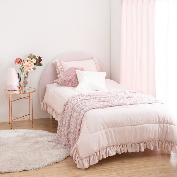 かんたん寝具セット フリル シングル ピンク | Francfranc（フラン